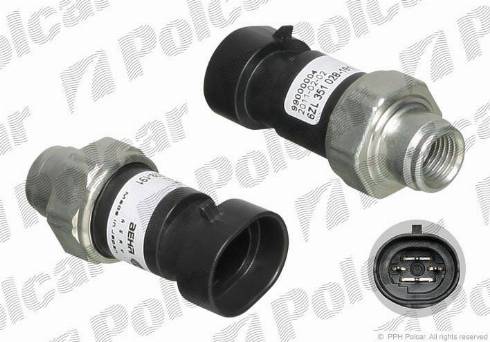 Polcar 6ZL351028191 - Painekytkin, ilmastointilaite inparts.fi