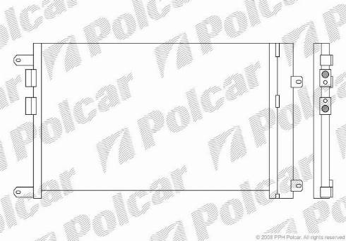 Polcar 1408K82X - Lauhdutin, ilmastointilaite inparts.fi