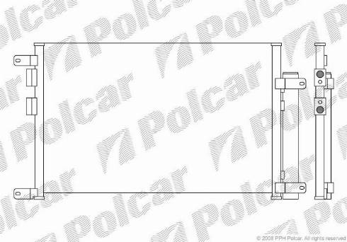 Polcar 1408K8C2 - Lauhdutin, ilmastointilaite inparts.fi