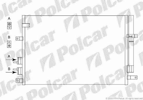 Polcar 1411K81X - Lauhdutin, ilmastointilaite inparts.fi