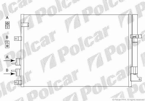 Polcar 1411K8C1 - Lauhdutin, ilmastointilaite inparts.fi