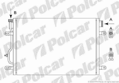 Polcar 1334K82X - Lauhdutin, ilmastointilaite inparts.fi