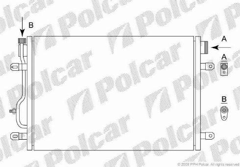 Polcar 1334K8C1 - Lauhdutin, ilmastointilaite inparts.fi