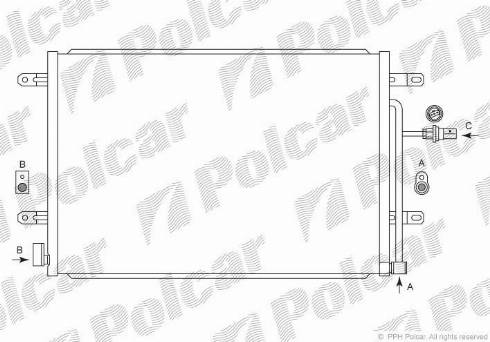 Polcar 1335K82X - Lauhdutin, ilmastointilaite inparts.fi