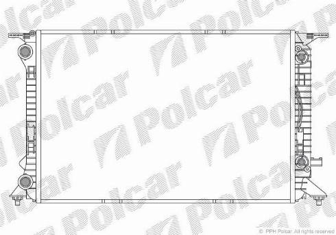 Polcar 1337083X - Jäähdytin,moottorin jäähdytys inparts.fi