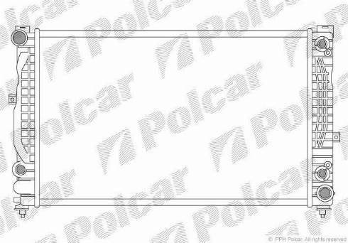 Polcar 132408-9 - Jäähdytin,moottorin jäähdytys inparts.fi