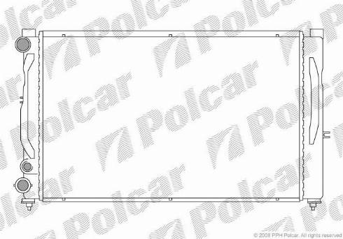 Polcar 132408-1 - Jäähdytin,moottorin jäähdytys inparts.fi