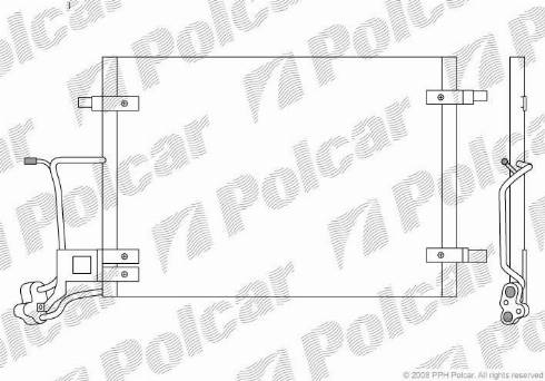 Polcar 1324K8C3 - Lauhdutin, ilmastointilaite inparts.fi