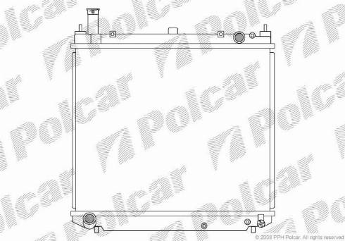 Polcar 816508-3 - Jäähdytin,moottorin jäähdytys inparts.fi