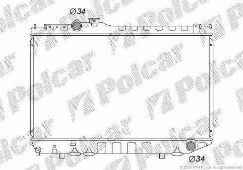 Polcar 8160081K - Jäähdytin,moottorin jäähdytys inparts.fi