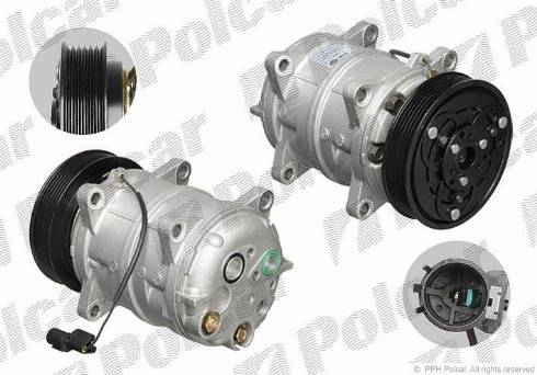 Polcar 8FK351109551 - Kompressori, ilmastointilaite inparts.fi