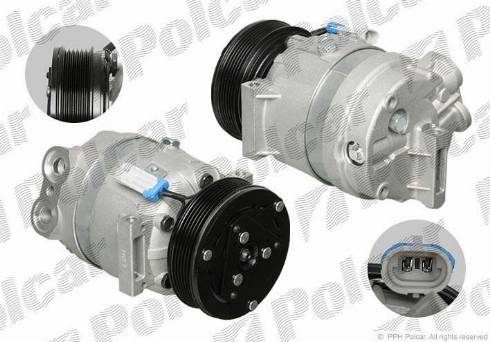 Polcar 8FK351102001 - Kompressori, ilmastointilaite inparts.fi