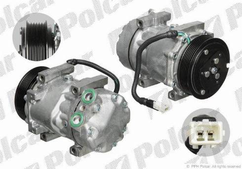 Polcar 8FK351127871 - Kompressori, ilmastointilaite inparts.fi