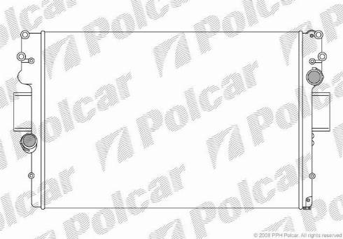 Polcar 305208A5 - Jäähdytin,moottorin jäähdytys inparts.fi