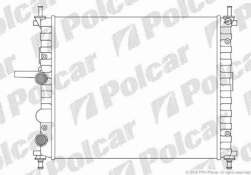 Polcar 306508-2 - Jäähdytin,moottorin jäähdytys inparts.fi