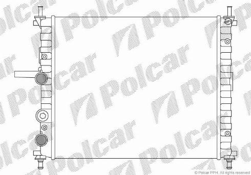 Polcar 306608A1 - Jäähdytin,moottorin jäähdytys inparts.fi