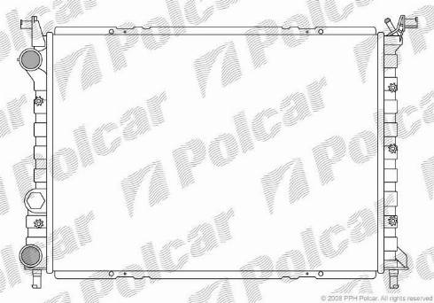 Polcar 300508-4 - Jäähdytin,moottorin jäähdytys inparts.fi