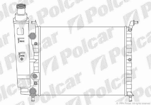 Polcar 300508-1 - Jäähdytin,moottorin jäähdytys inparts.fi