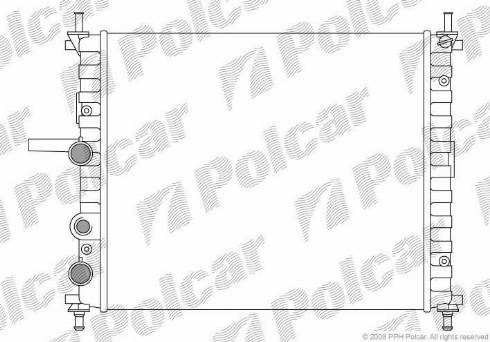 Polcar 301808-9 - Jäähdytin,moottorin jäähdytys inparts.fi