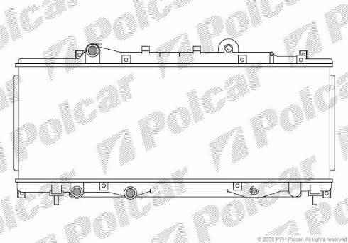 Polcar 3017087X - Jäähdytin,moottorin jäähdytys inparts.fi