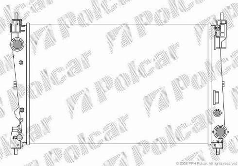 Polcar 302408A2 - Jäähdytin,moottorin jäähdytys inparts.fi