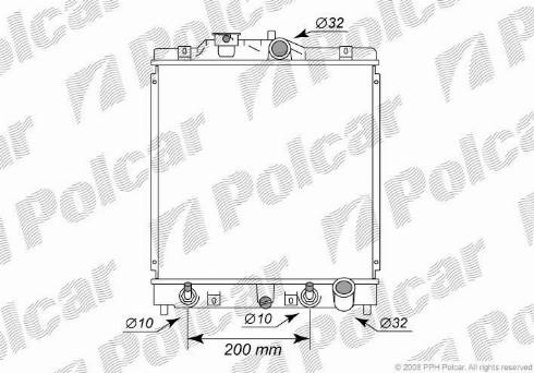 Polcar 3807087K - Jäähdytin,moottorin jäähdytys inparts.fi