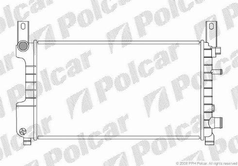 Polcar 320908-4 - Jäähdytin,moottorin jäähdytys inparts.fi