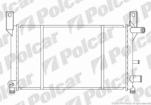 Polcar 320908-1 - Jäähdytin,moottorin jäähdytys inparts.fi