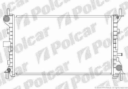 Polcar 320108-2 - Jäähdytin,moottorin jäähdytys inparts.fi