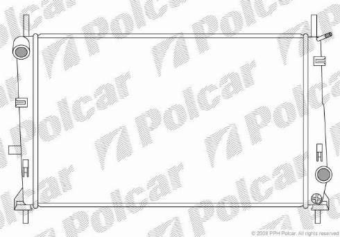 Polcar 321608-2 - Jäähdytin,moottorin jäähdytys inparts.fi