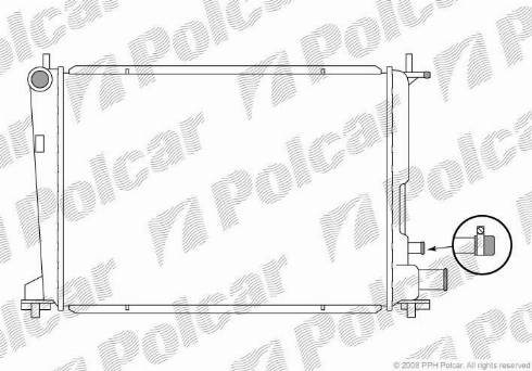 Polcar 321008-1 - Jäähdytin,moottorin jäähdytys inparts.fi