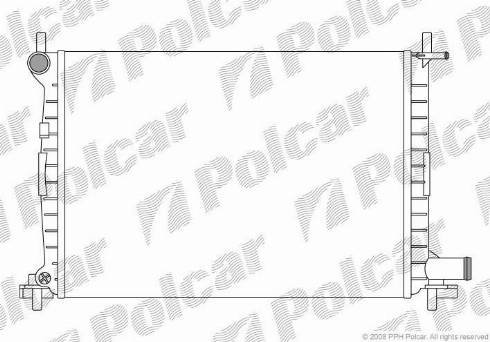 Polcar 3210082X - Jäähdytin,moottorin jäähdytys inparts.fi