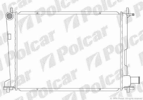 Polcar 321008-2 - Jäähdytin,moottorin jäähdytys inparts.fi