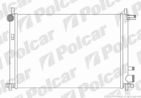 Polcar 321008A1 - Jäähdytin,moottorin jäähdytys inparts.fi