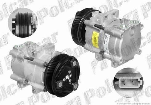 Polcar 3218KS3X - Kompressori, ilmastointilaite inparts.fi