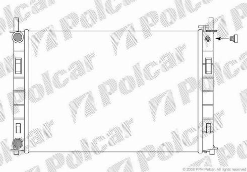 Polcar 321208-3 - Jäähdytin,moottorin jäähdytys inparts.fi