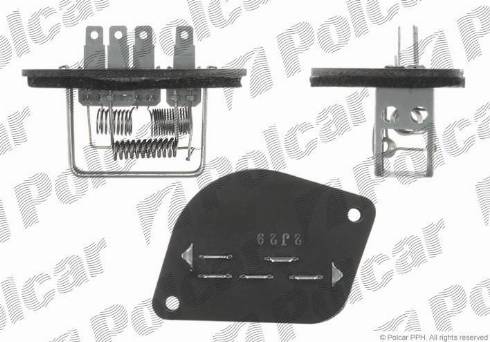 Polcar 2404KST-1 - Puhallinkytkin, lämmitys / tuuletus inparts.fi