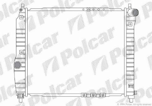 Polcar 250008-X - Jäähdytin,moottorin jäähdytys inparts.fi