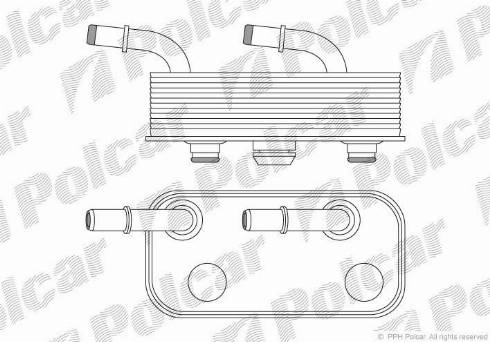 Polcar 2008L8-1 - Öljynjäähdytin, autom. vaihteisto inparts.fi