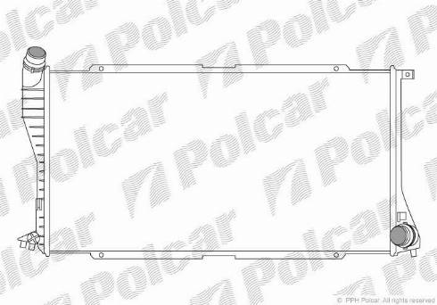 Polcar 2016085X - Jäähdytin,moottorin jäähdytys inparts.fi