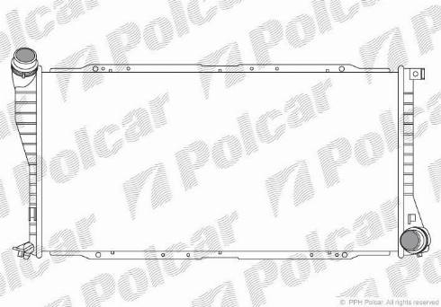 Polcar 201608-5 - Jäähdytin,moottorin jäähdytys inparts.fi