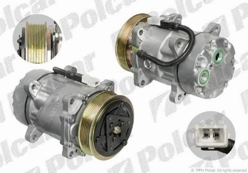 Polcar 2350KS-1 - Kompressori, ilmastointilaite inparts.fi