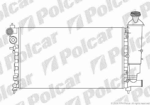 Polcar 230708A1 - Jäähdytin,moottorin jäähdytys inparts.fi