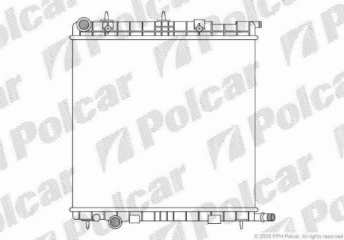 Polcar 231508-2 - Jäähdytin,moottorin jäähdytys inparts.fi