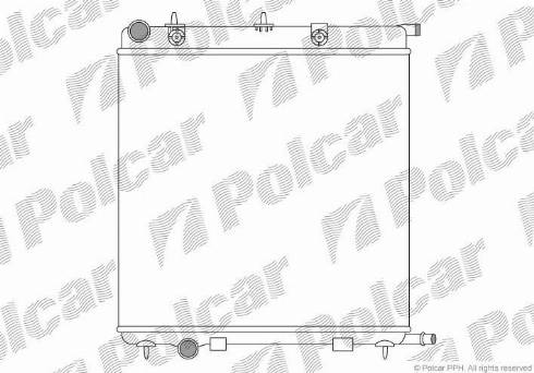 Polcar 231508A2 - Jäähdytin,moottorin jäähdytys inparts.fi