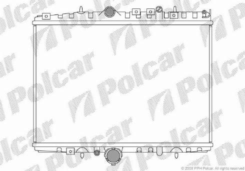 Polcar 2332086X - Jäähdytin,moottorin jäähdytys inparts.fi