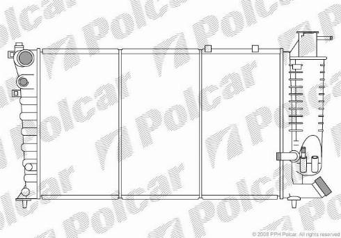 Polcar 2324089X - Jäähdytin,moottorin jäähdytys inparts.fi