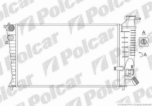 Polcar 232408-4 - Jäähdytin,moottorin jäähdytys inparts.fi