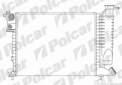 Polcar 2324081X - Jäähdytin,moottorin jäähdytys inparts.fi