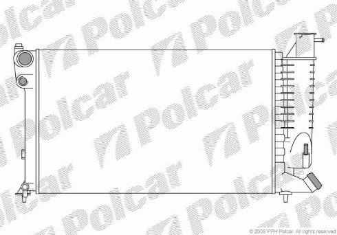 Polcar 2324087X - Jäähdytin,moottorin jäähdytys inparts.fi